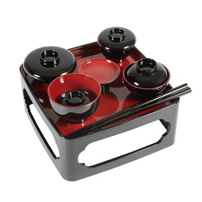Sunmeny Authentieke Boeddhistische Altaar Set, 5,5 inch, voor Boeddhistische Altaren, Yamanaka Lakwerk, Gemaakt in Japan, Offer Set, Boeddhistisch Altaarbenodigdheden, Boeddhistisch