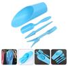 4Pcs Plastic Durable Bucket Shovel Potted Cultivation Cylinder Meatplant Soil Shovel Garden Tools Mini Garden Planting Tool