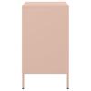 Nightstands 2 Pcs. Pink 36 X 39 X 68 Cm Steel