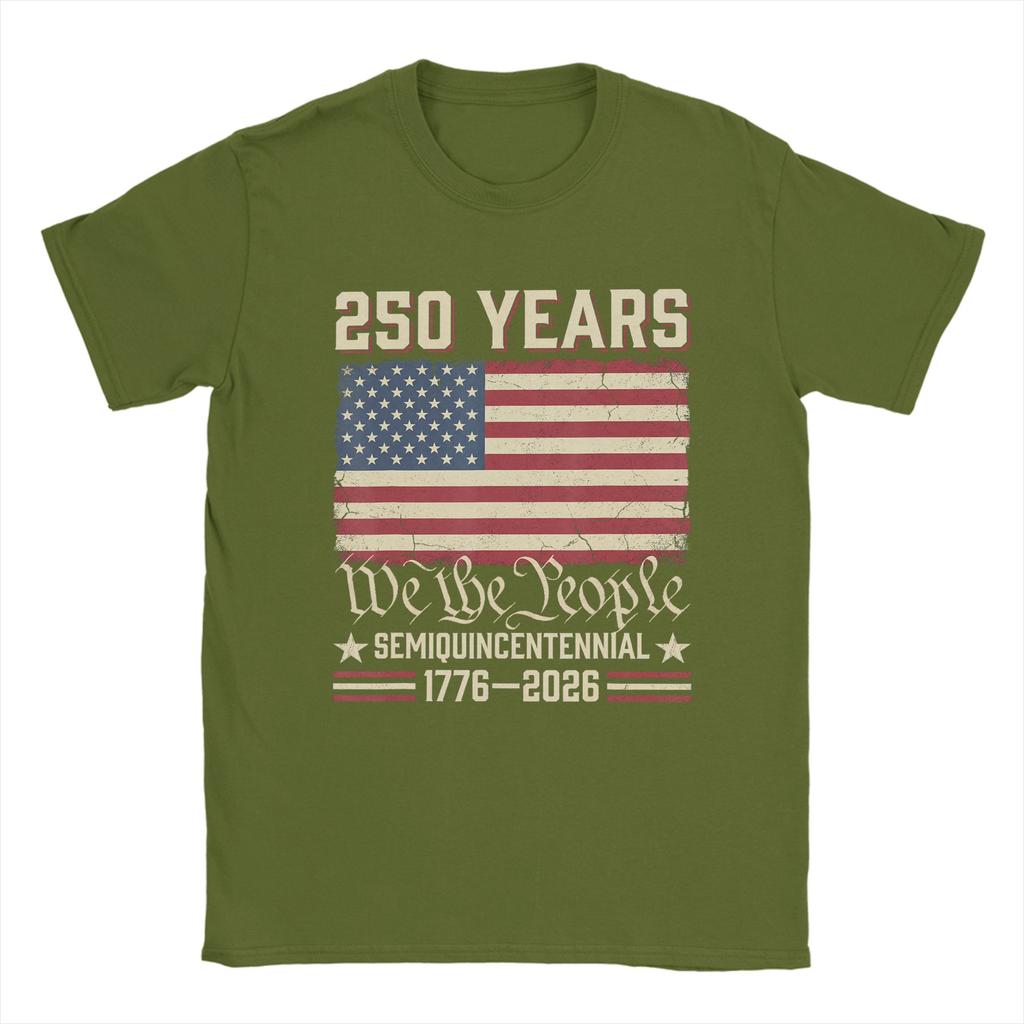 Streetwear TShirt Summer America 250 Merchandise Anniversary USA Flag American 250th TShirts Cotton Tee Shirt for Unisex Clothing