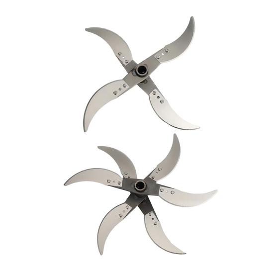 Vegetable Shredder Heavy-Duty Lawn Mower Blade Set Rust-Resistant Steel Sharp Agricultural Grass Grinder