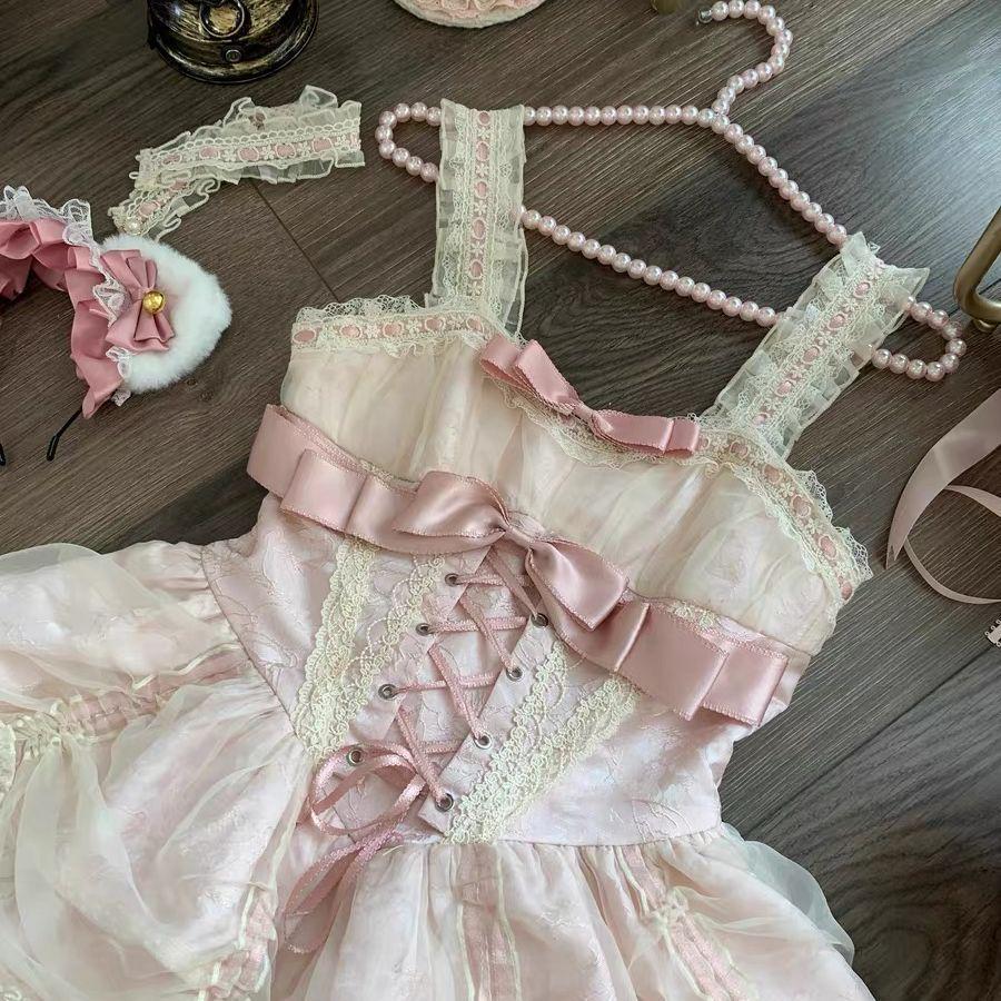 Rose Butler JSK Ballet Lolita Full Set Subculture Dopamine Style