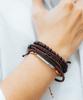 Wakami Earth Men'S Brown 0605-70 Knot Bracelet