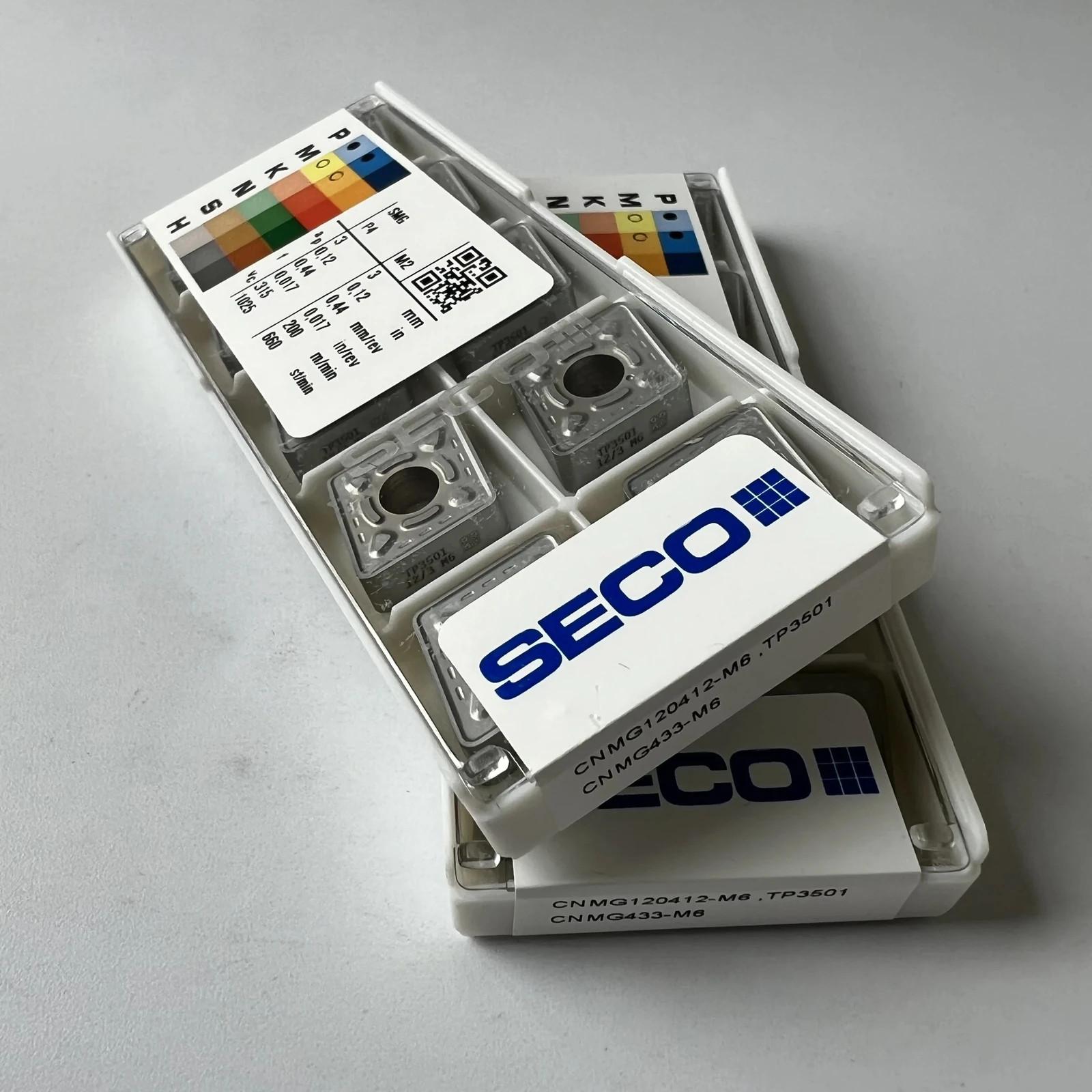 

SECO / CNMG120412-M6,TP3501 / Industrial indexable carbide inserts 10 Pcs