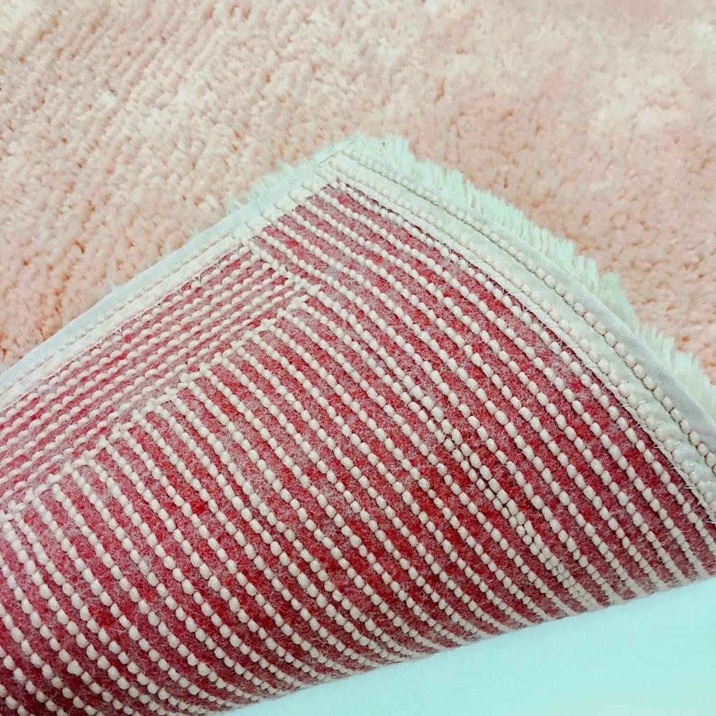 Senko Cloud Long Toilet Mat 80 x 60 cm Pink 19022