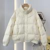 Pinghu down jacket women's winter new short thickened duck down jacket elegant wind