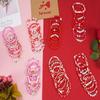 Valentine's Day Multi-layer Love Heart Bracelet - Elastic Polymer Clay Beaded Design for Qixi Festival