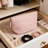 Puffy Makeup Bag Spacious Portable Waterproofing Nylon Cute Cosmetic Toiletry Bag Organizer for Women