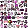 50 Trendy Dark Style Graffiti Stickers for Phone, Guitar, Tablet, Laptop - Waterproof Sheets for Girls