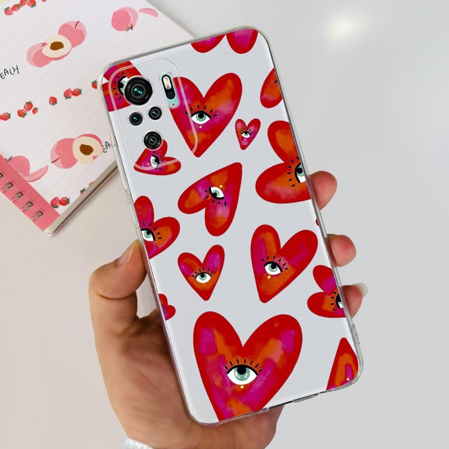 For Xiaomi Redmi Note 10 4G Case Redmi Note 10S Luxury Painted Cover Cases For Xiaomi Redmi Note 10 Pro Max Note10 S Soft Fundas