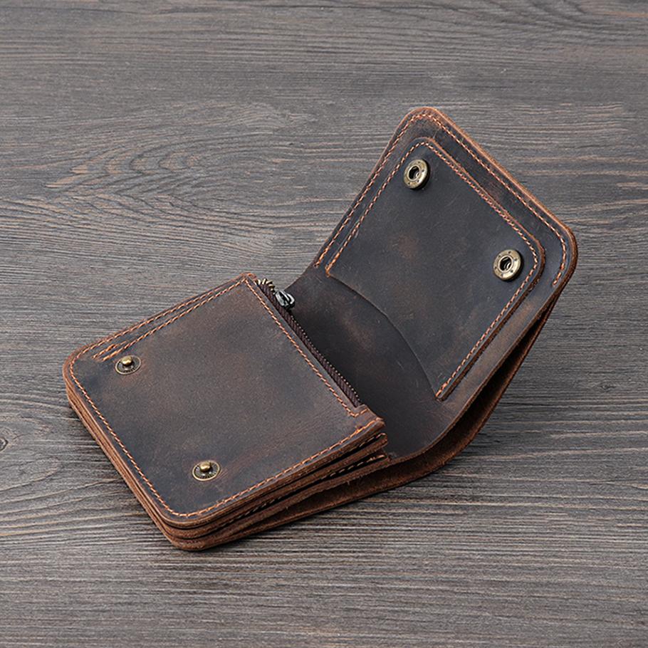 Новый мужской кожаный кошелек — фото 10