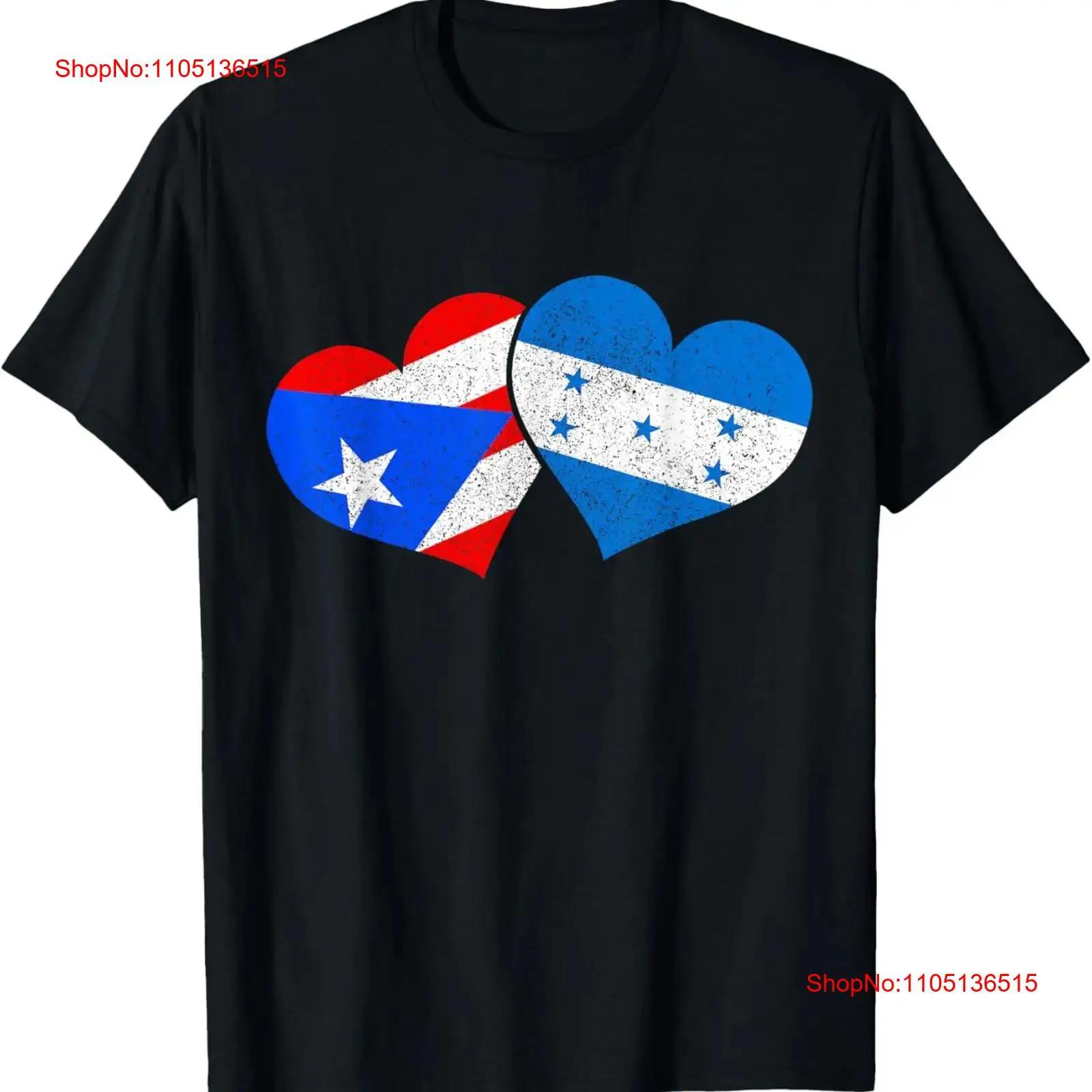 

Puerto Rico Honduras Heritage Rican Flag T Shirt vintage Washed Stretched Comfortable designer clothes streetwear Soft Stylish 5XL різнокольоровий