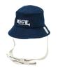 [Munsingwear] Bucket Hat with Logo Tape, Chino Material, Adjustable Size, Casual, Golf, MG4FCP70L, Women's, NV00 (navy)