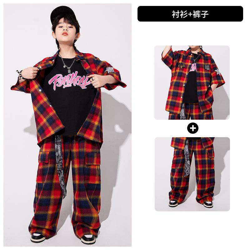 Hip-Hop Children'S Trendy Costumes, Boys' Suits, Hiphop Children'S Clothing, Hip-Hop Catwalk Girls, Jazz Drums