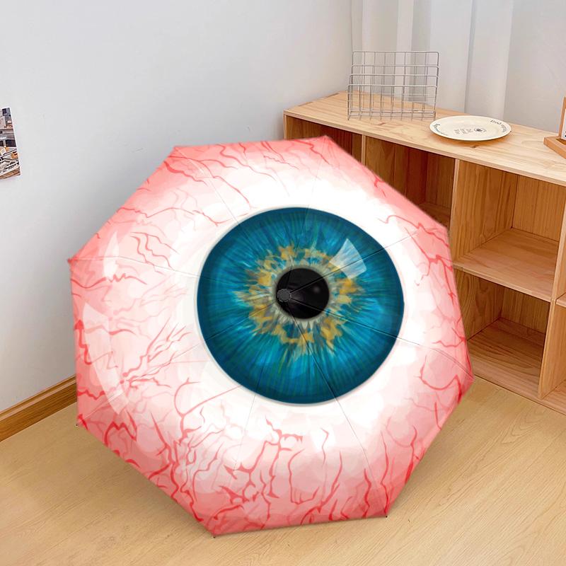 Eye World Automatischer Regenschirm - Geeignet für Reisen, Outdoor, Tragbarer Regenschirm, Geburtstagsgeschenk, Tägliche Notwendigkeiten