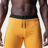 Men's Outdoor Quick-Dry Elastic Training Shorts with Reflective Details