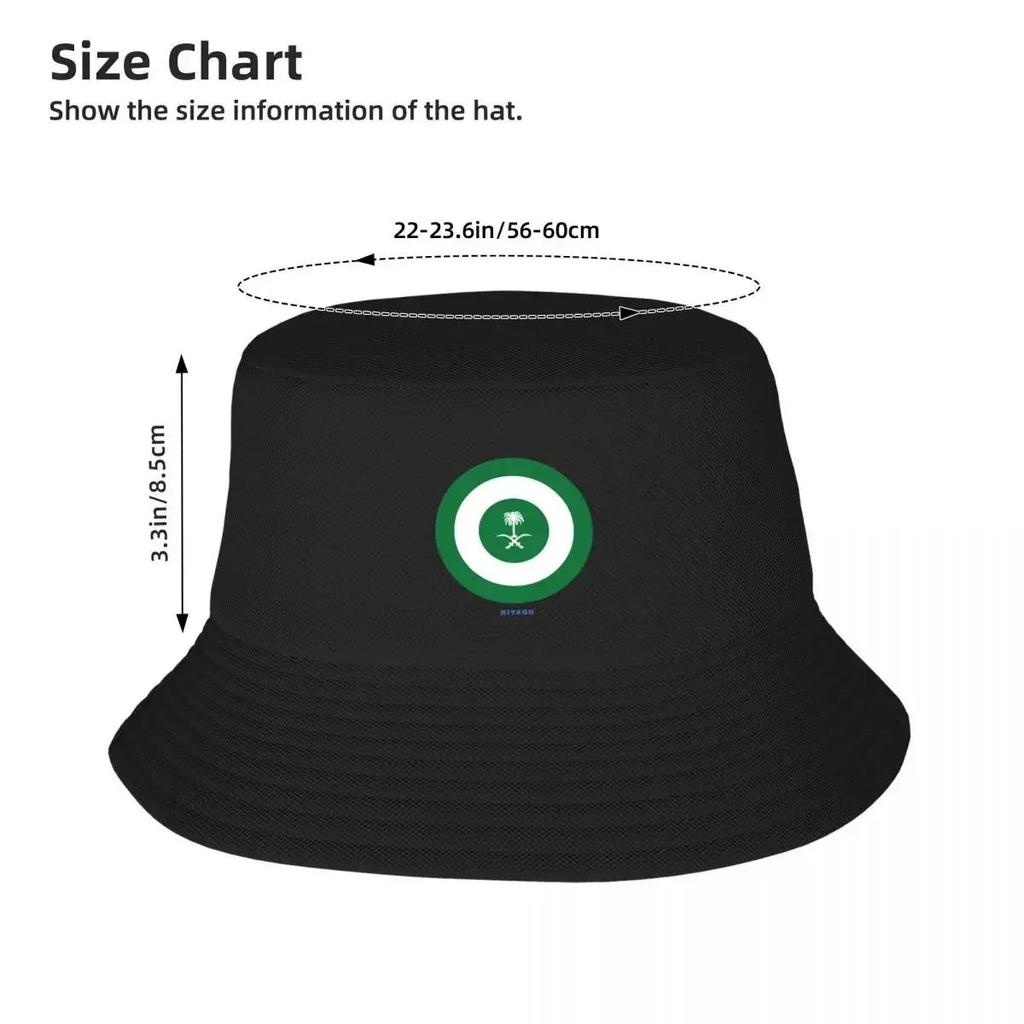 Green Roundel a la Riyadh Bucket Hat beach hat Hat Baseball Cap Uv Protection Solar Beach Outing Women's Beach Men's