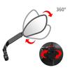 Universal Motorcycle MTB Rear View Mirror for 21-26mm Diameter Handlebar