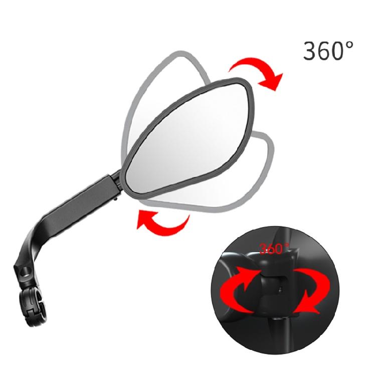 Universal Motorcycle MTB Rear View Mirror for 21-26mm Diameter Handlebar