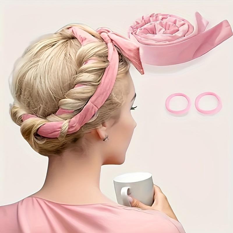 Heatless Curling Rod Headband Soft Hair Curler No Heat Hair Rollers Curlers Lazy Sleeping Curls Curling Hairband Styling Tools