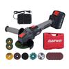 Cordless Angle Grinder 3 Speed Adjustment Electric Grinder Power Display Brushless Motor 21V 4000mah Battery for Cutting Polishing Grinding Metal and 