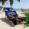 Spurs Print Beach Towel, Large Soft Quick Dry Towel for Beach Camping Swimming