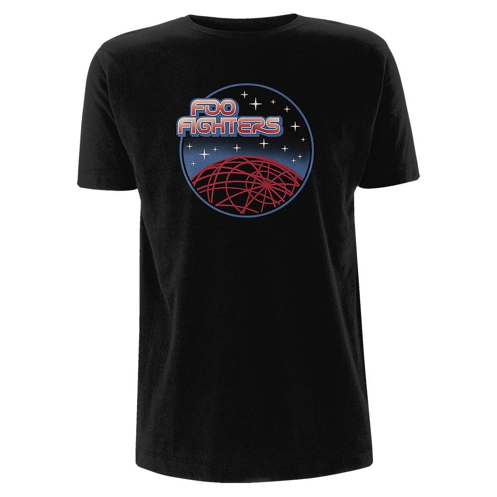 Men s Foo Fighters Vector Space Slim Fit T-shirt Medium Black M