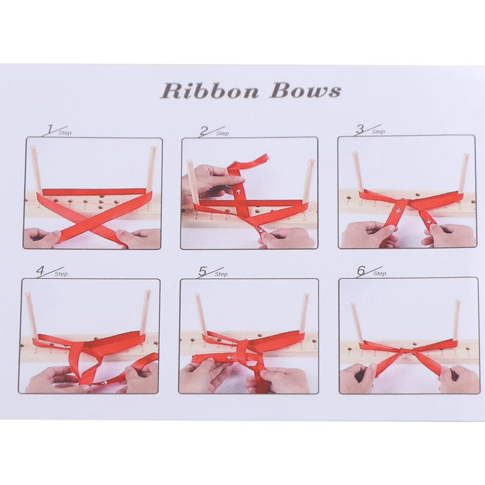 Adjustable Ribbon Bow Maker Board Sticks Bows Makers Kit Ribbon Wreath Maker Party Decorations