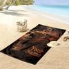 Galatasaray S Custom Name Print Beach Towel, Large Soft Quick Dry Towel for Beach Camping Swimming