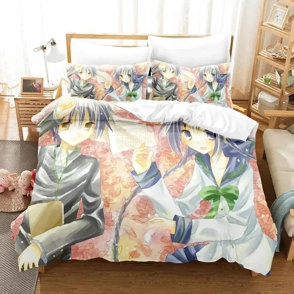 Comforter New Bungaku Shoujo Bedding Set Single Twin Full Queen King Size Bed Set Adult Kid Bedroom S Kawaii Bed