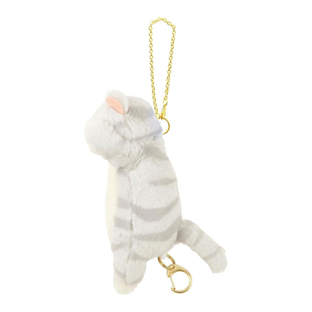 Livheart Reel Mackerel Cute Accessory W6xD6xH15cm Mascot, Necked, Tabby, Case, 97123-72,