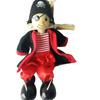 Nowy Śmieszny Marionetka na Sznurki Pirat Drewniana Marionetka Lalka z Ruchomymi Stawami, Interaktywne Zabawki Marionetkowe Drewniana Marionetka