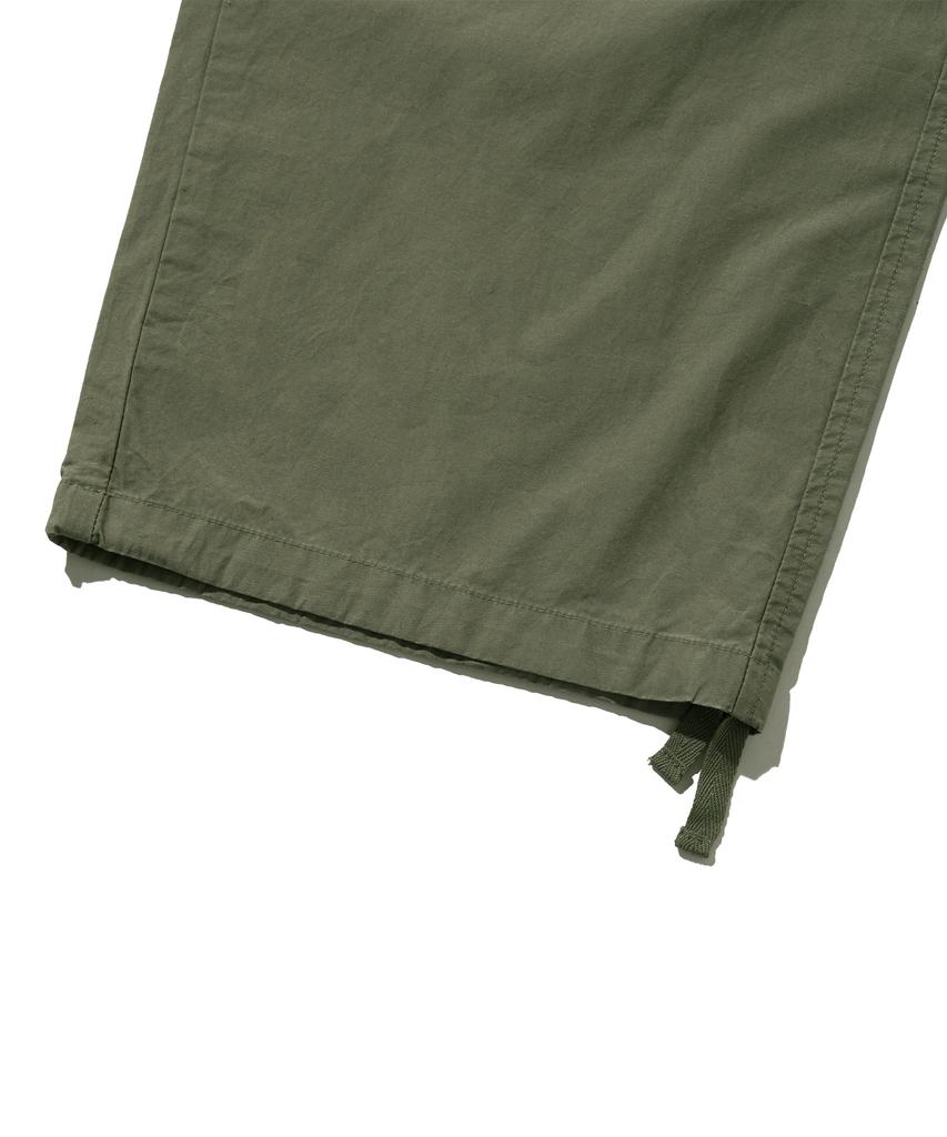 BROWNBREATH Tag Washed Cargo Pants - Khaki
