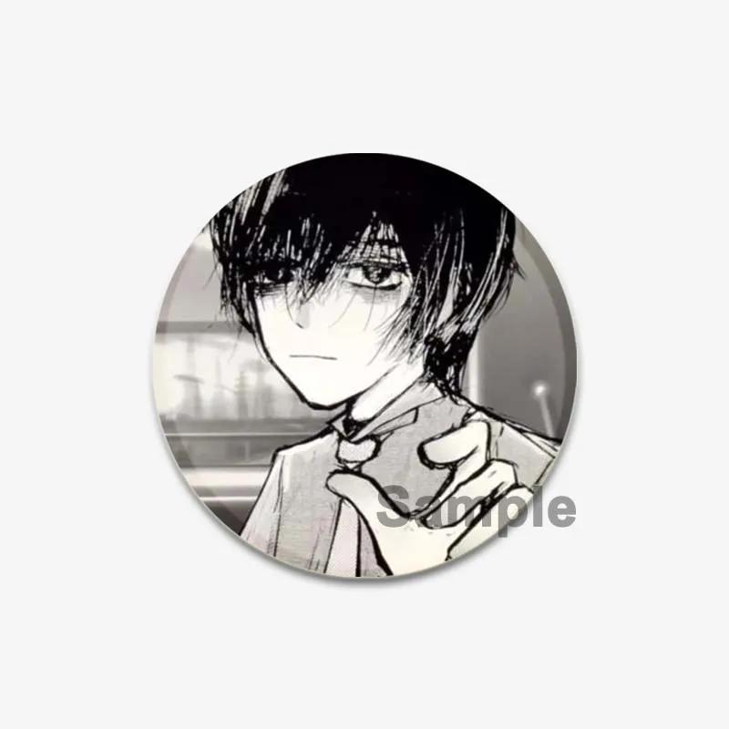 32/44/58mm Bungo Stray Dogs Pin Agency Atsushi Nakajima Dazai Osamu Soft Button Decorative Handmade Hat Badge Gift Accessory