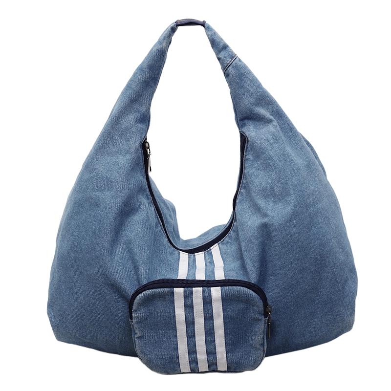 Women's Denim Crossbody Bag Large Capacity Tote Bag