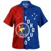 Vintage Fashion 3D Polynesian Samoa Flag Print Shirts For Men Samoa Emblem Graphic Shirts & Blouses Kid Streetwear Short Shirts