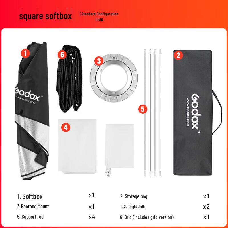 Godox Rectangular Studio Softbox with Bowens Mount