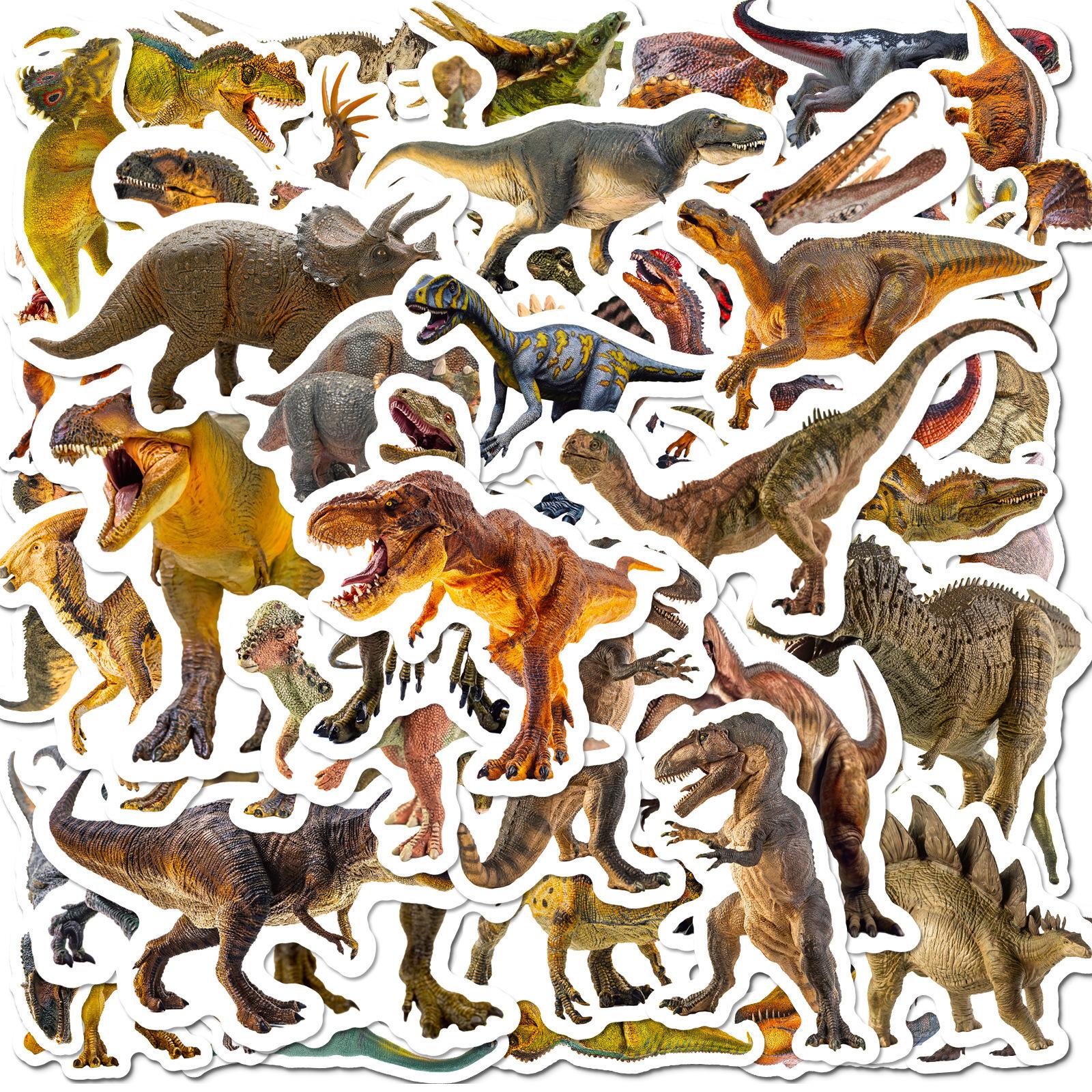 

50 Vintage Dinosaur Stickers Temu Jurassic Dinosaur Stickers Shein
