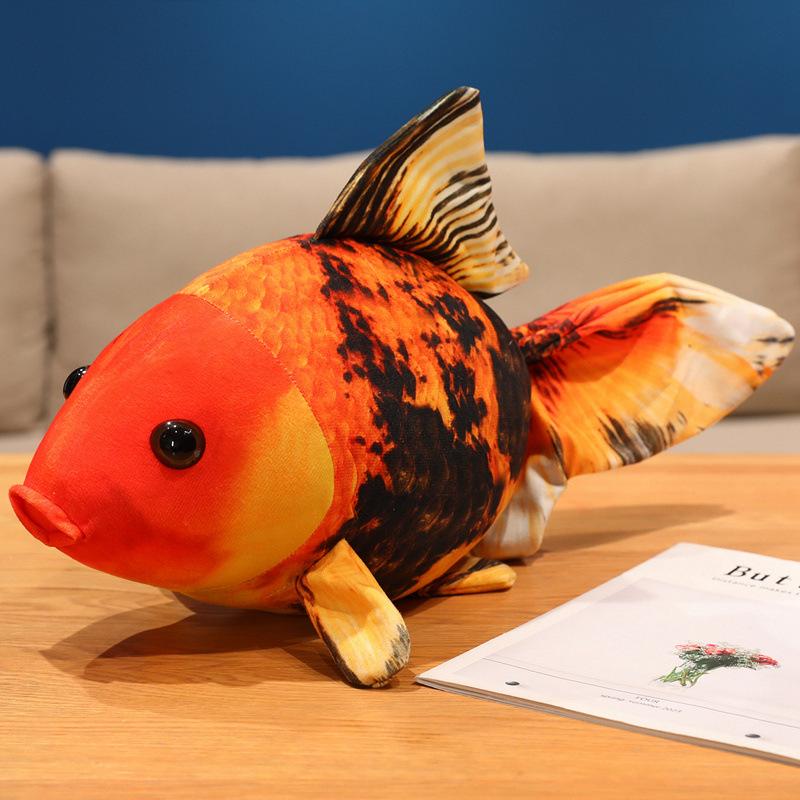 Cartoon Simulation Goldfish Doll Plush Toy Small Fish Doll Home Pillow Cushion Girl Soothing Doll