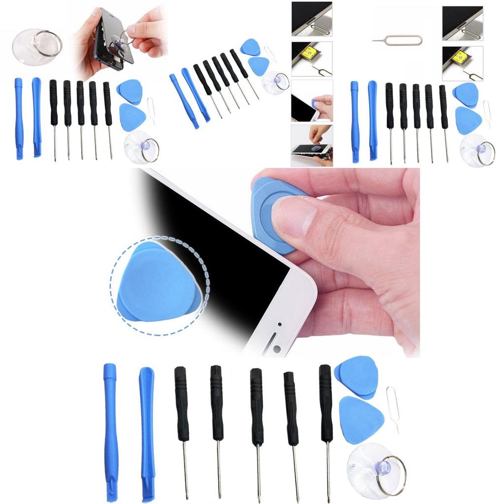 Przenośny Zestaw do Naprawy Telefonu Komórkowego z 11 Niezbędnymi Narzędziami