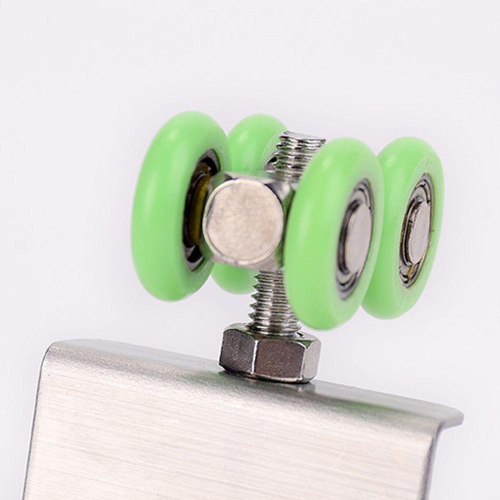 1/2/4 Stück Duschtürrolle Glas Schiebetür Umlenkrolle Hängendes Rad Vierradrolle Schiebetür Ersatzrad Beschläge