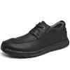 Fashion Good Quality Handmade Casual Leather Shoes Men Slip On Design Man Shoes Outdoor Male Sneakers For Antumn & Winter