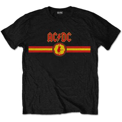AC/DC - Logo and Stripe (T-Shirt)