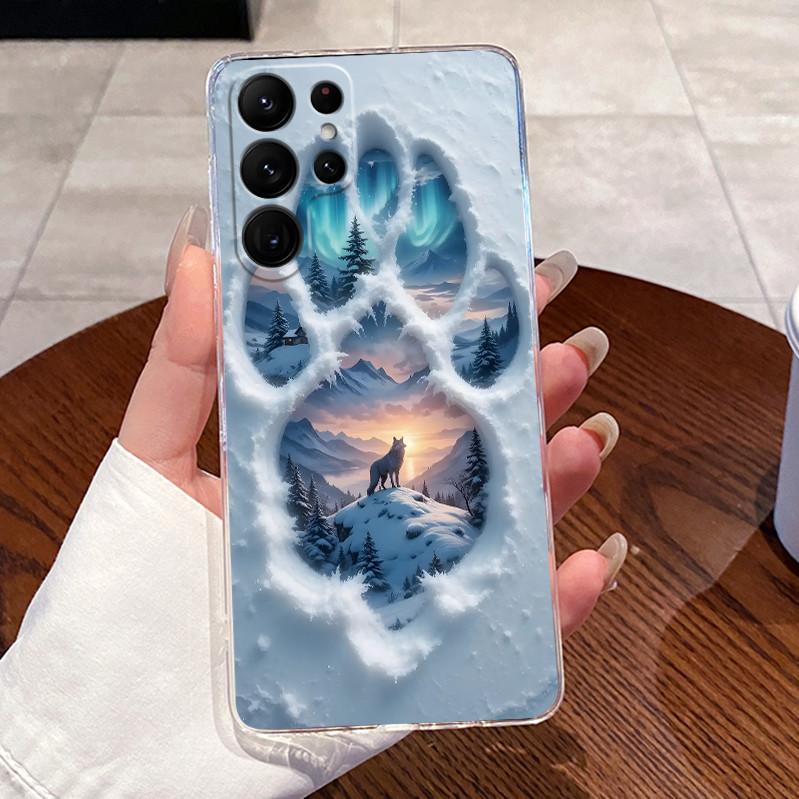 Phone Case For Samsung Galaxy S22 S22 Ultra Plus Luxury Cute Love Rabbit Funny Cat Clear Silicone Protective Soft TPU Back Cover