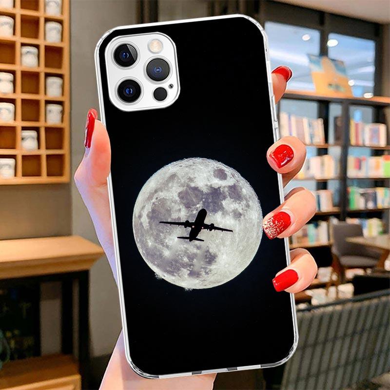 Paper Plane Airplane Fly Cover Phone Case For iPhone 16 17 Air 15 14 Pro Max 16E Phone Case 13 Mini 12 11 7 SE 8 Print Pattern F