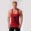 Men's Sleeveless Vest Workout Pattern O Neck Outdoor Street Sports Clothing Athletic Casual Breathable Quick Dry Unisex Tank Top