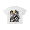 260 GSM Double Yarn 32 Count 100% Cotton Demon Slayer V17 Obanai Print Unisex Heavy Cotton T Shirt