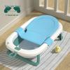 Foldable Baby Bathtub - Large, Sit or Lie for Kids, Newborn Bath Essentials for Home Use