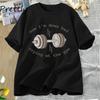 Now Down Bad Crying At The Gym Graphic T Shirts Women Funny Workout Weightlifting Tshirt Short Sleeve Tee Womens Clothing