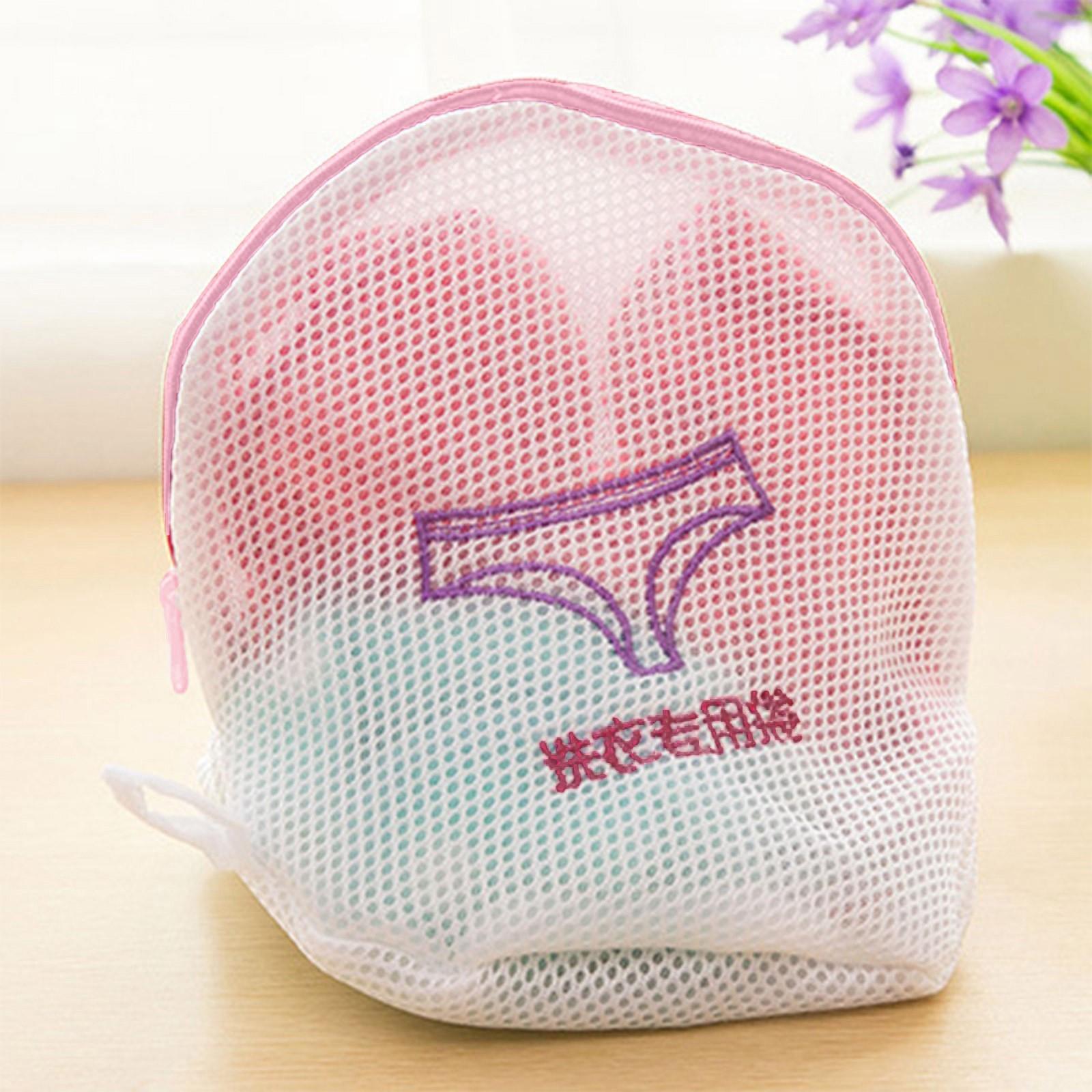 

Защитная сетчатая сумка, корзина для белья, носок, нижнее белье, стирка нижнего белья, утолщенная двухслойная сетчатая сумка на молнии One Size